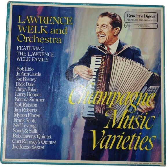 Vintage 1970 Lawrence Welk Champagne Varieties Box Set 6 Vinyl LP Records - Picture 1 of 6